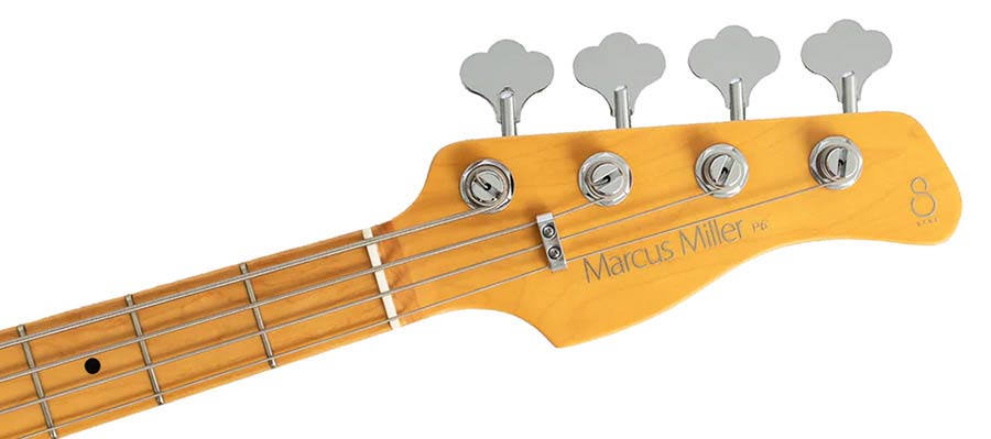 Sire P6 4 Marcus Miller 4-snarige actieve basgitaar inca silver