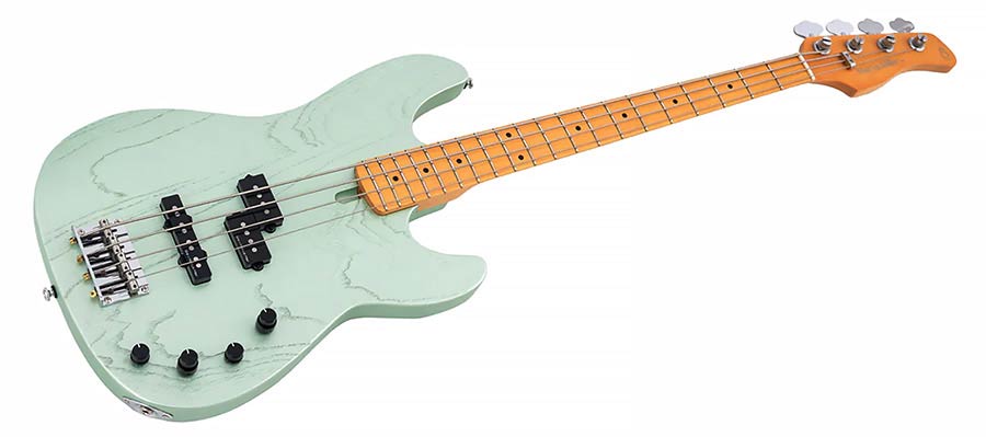 Sire P6 4 Marcus Miller 4-snarige actieve basgitaar surf green metallic