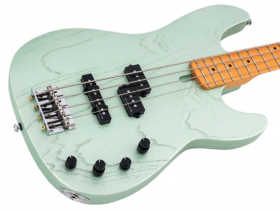 Sire P6 4 Marcus Miller 4-snarige actieve basgitaar surf green metallic