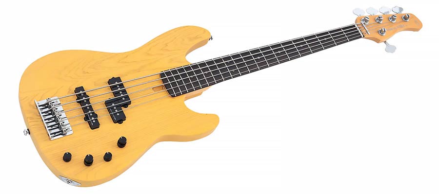 Sire P6 5 Marcus Miller 5-snarige actieve basgitaar butterscotch blonde