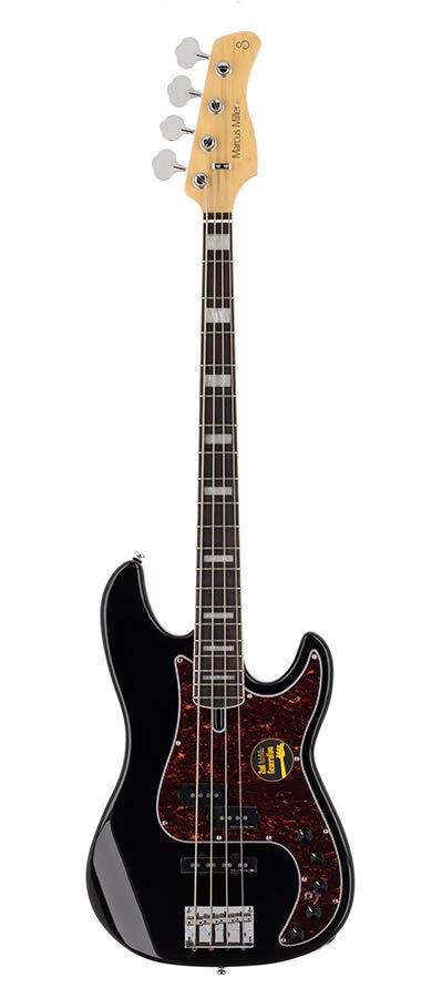 Sire P7+ A4 Marcus Miller 4-snarige actieve basgitaar black