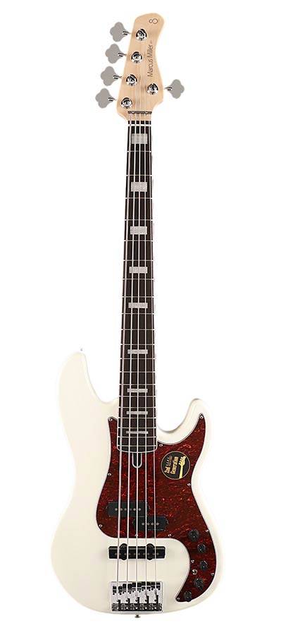 Sire P7+ A5 Marcus Miller 5-snarige actieve basgitaar antique white