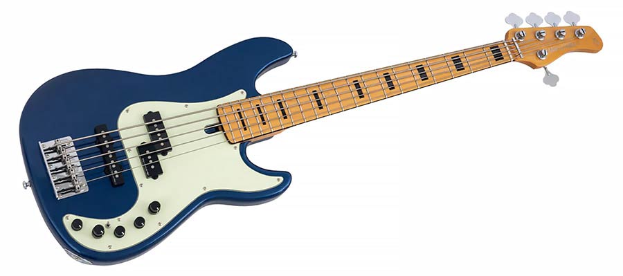 Sire P7+ A5 Marcus Miller 5-snarige actieve basgitaar dakota natural