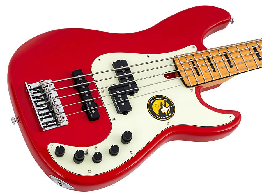 Sire P7+ A5 Marcus Miller 5-snarige actieve basgitaar dark red