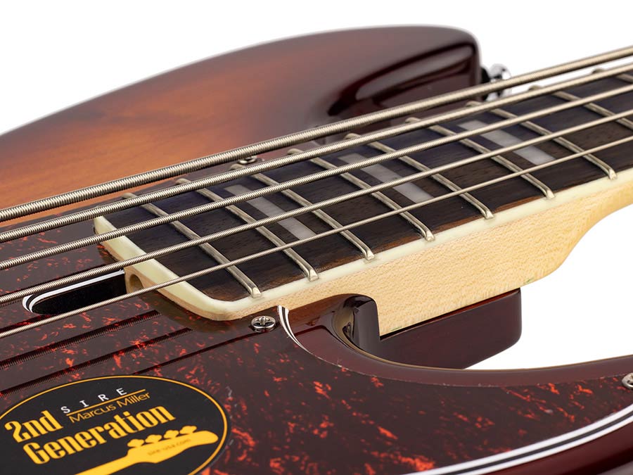 Sire P7+ A5 Marcus Miller 5-snarige actieve basgitaar tobacco sunburst