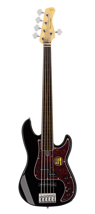 Sire P7+ A5F Marcus Miller 5-snarige actieve basgitaar black