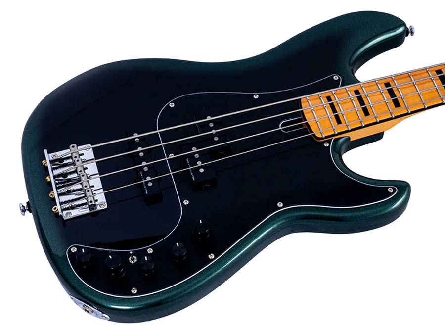 Sire P7N A4 Marcus Miller New Gen 4-snarige actieve PJ-basgitaar dark forest