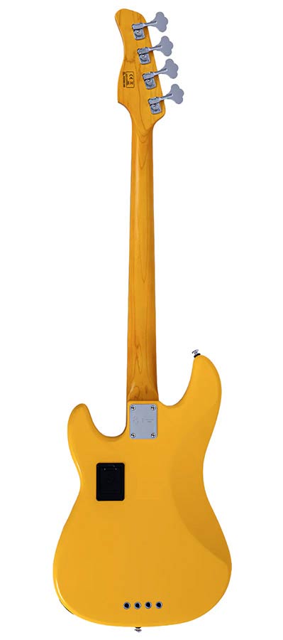 Sire P7N A4 Marcus Miller New Gen 4-snarige actieve PJ-basgitaar sunshine yellow