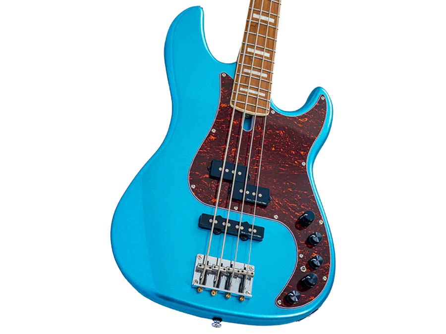 Sire P7N A4 Marcus Miller New Gen 4-snarige actieve PJ-basgitaar tide pool