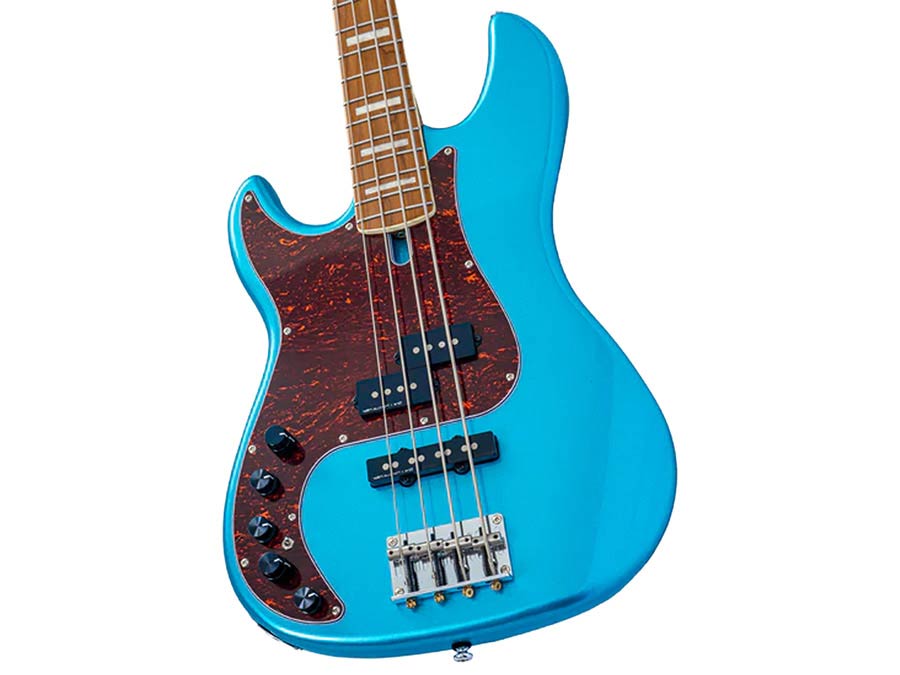 Sire P7N A4L Marcus Miller New Gen linkshandige 4-snarige actieve PJ-basgitaar tide pool