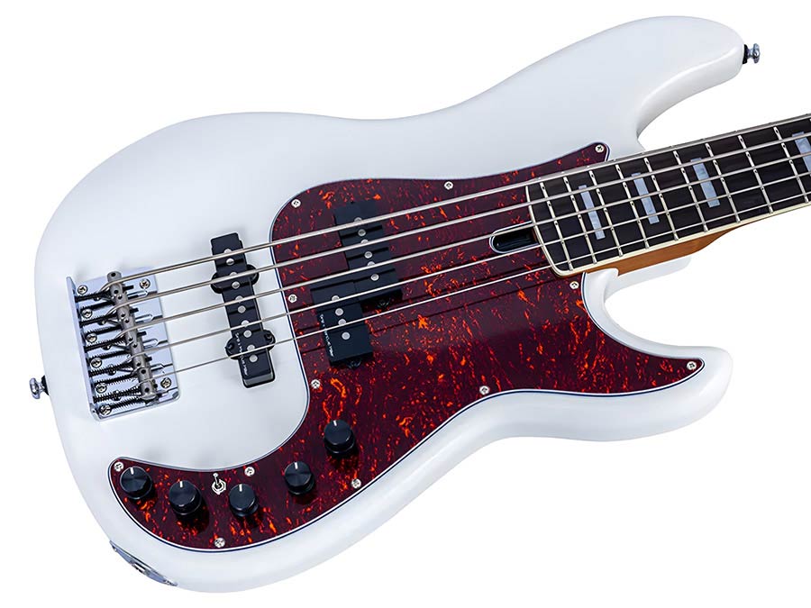 Sire P7N A5 Marcus Miller New Gen 5-snarige actieve PJ-basgitaar antique white