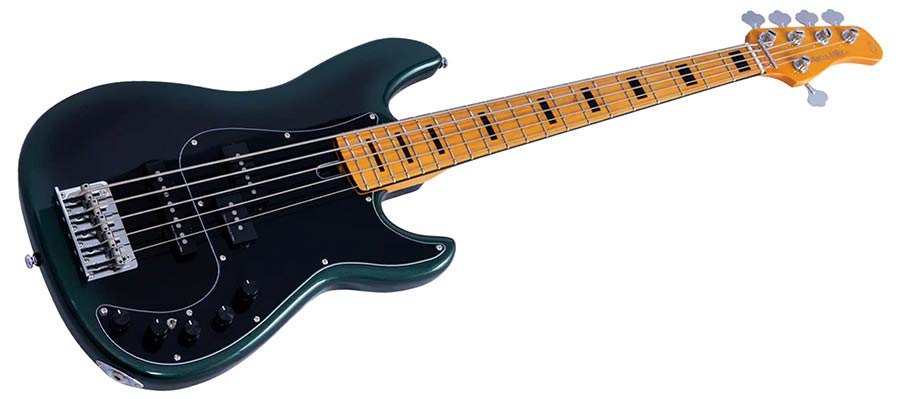 Sire P7N A5 Marcus Miller New Gen 5-snarige actieve PJ-basgitaar dark forest