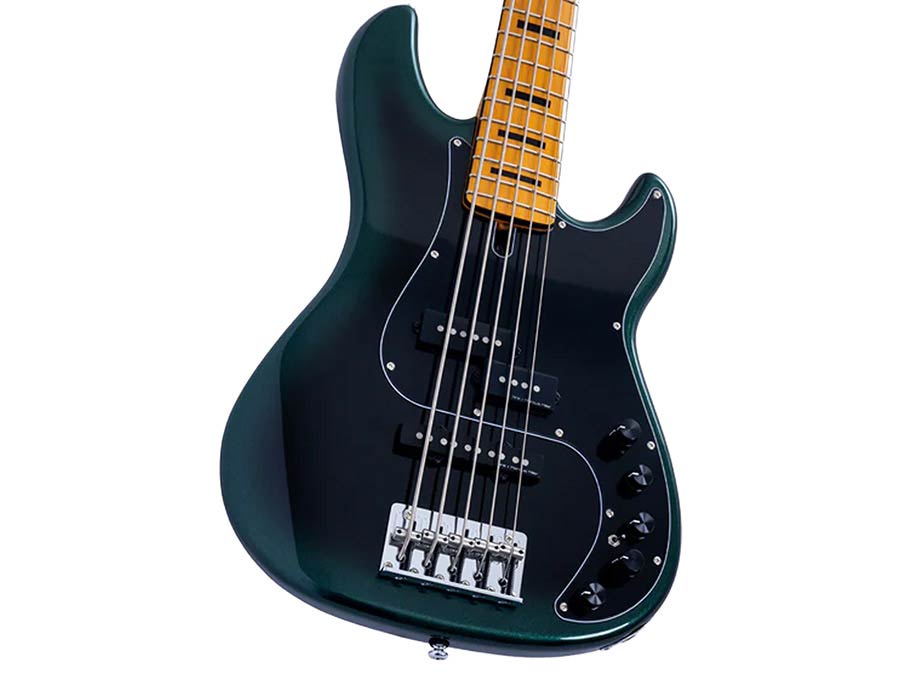 Sire P7N A5 Marcus Miller New Gen 5-snarige actieve PJ-basgitaar dark forest