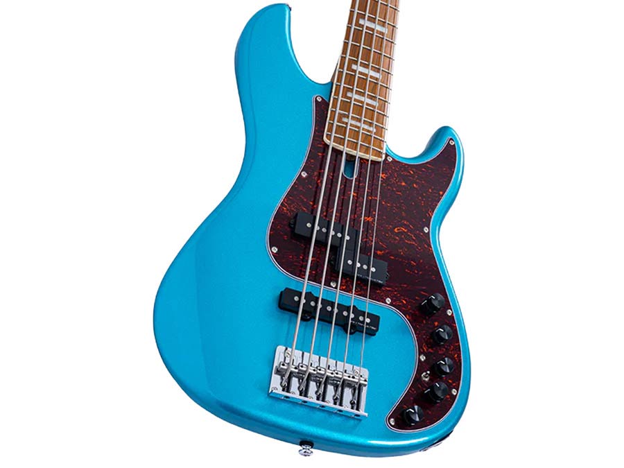 Sire P7N A5 Marcus Miller New Gen 5-snarige actieve PJ-basgitaar tide pool