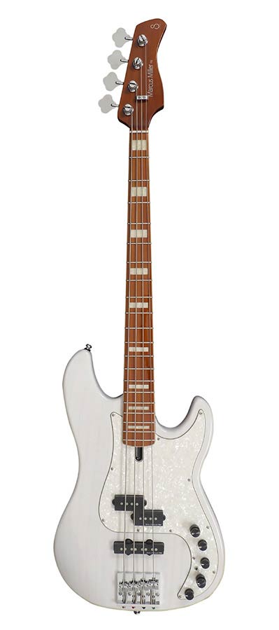 Sire P8 S4 Marcus Miller 4-snarige actieve basgitaar white blonde