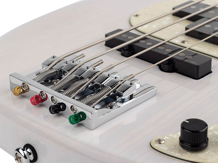 Sire P8 S4 Marcus Miller 4-snarige actieve basgitaar white blonde