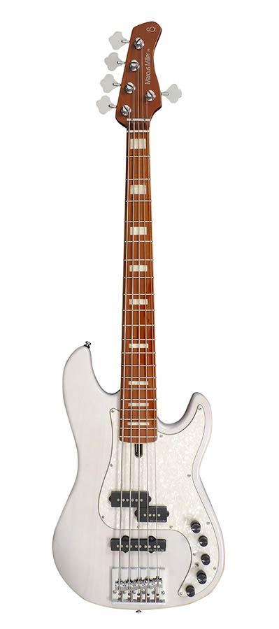 Sire P8 S5 Marcus Miller 5-snarige actieve basgitaar white blonde