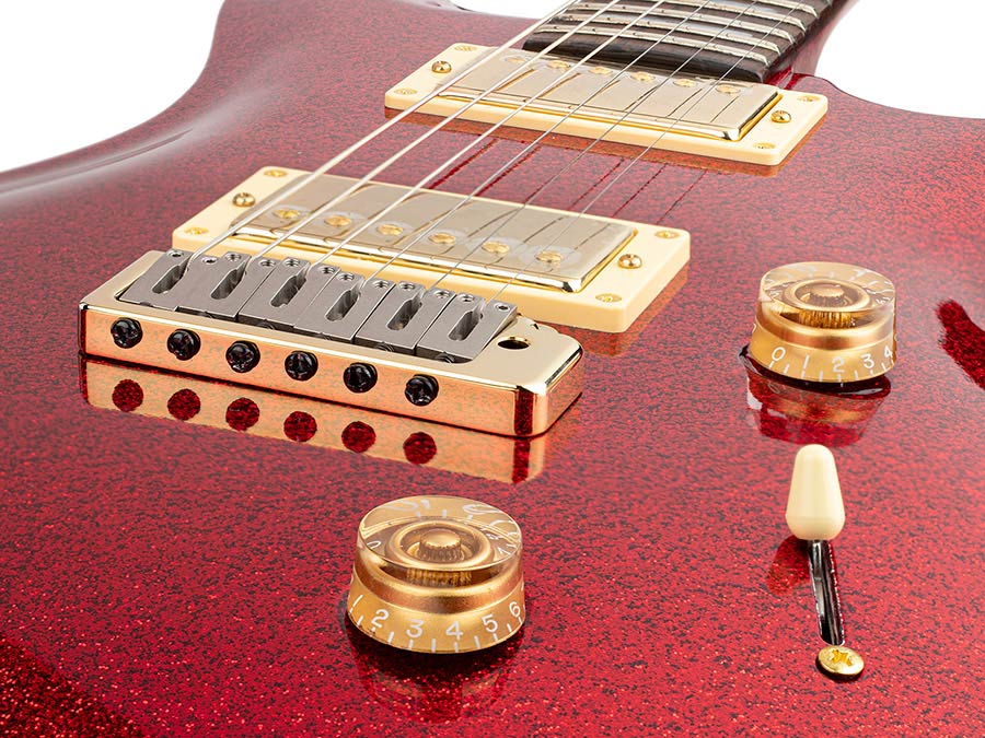 Sire Q7 Larry Carlton elektrische gitaar red sparkle