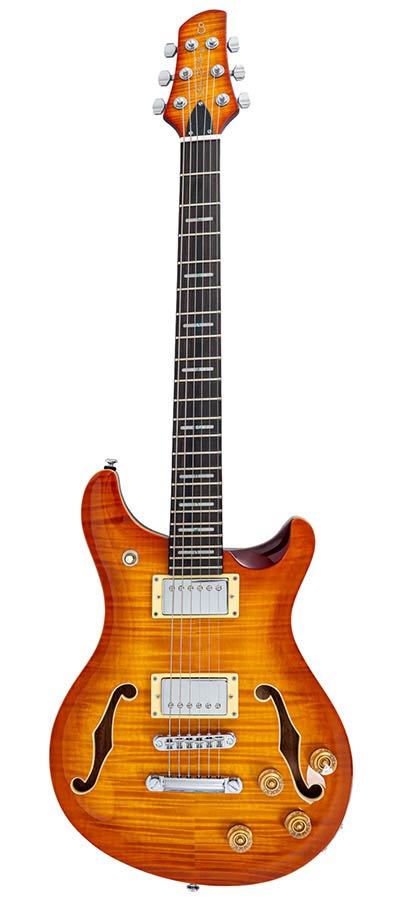 Sire Q7H Larry Carlton elektrische gitaar amber