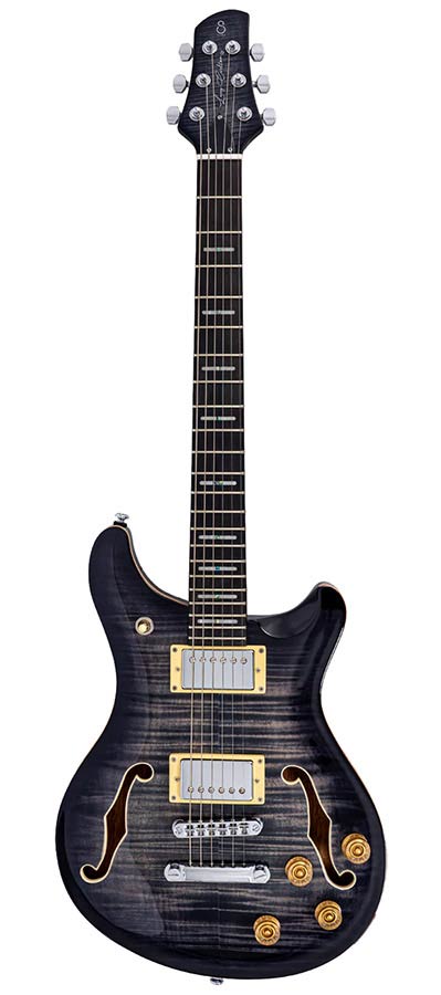 Sire Q7H Larry Carlton elektrische gitaar transparent black