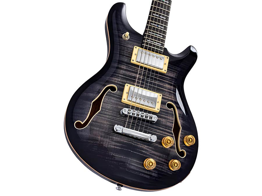 Sire Q7H Larry Carlton elektrische gitaar transparent black