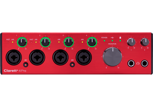 Focusrite Clarett+ 4Pre audio-interface