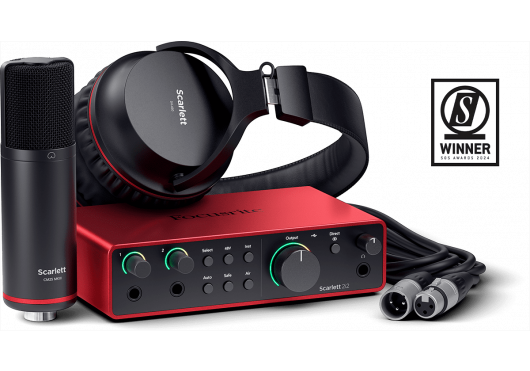 Focusrite Scarlett 2i2 Studio 4th Gen studiobundel