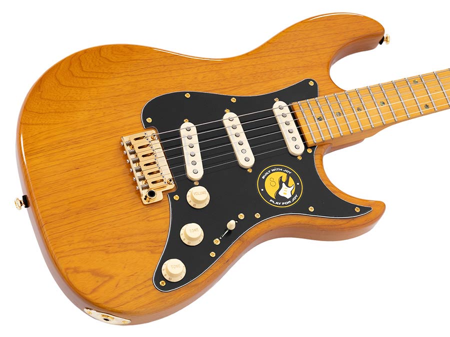 Sire S10 SSS Larry Carlton elektrische gitaar natural