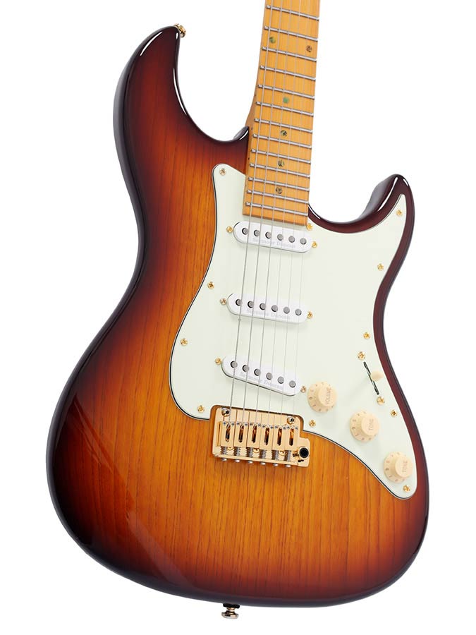 Sire S10 SSS Larry Carlton elektrische gitaar tobacco sunburst