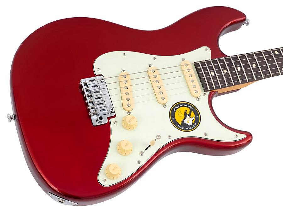 Sire S3N Larry Carlton elektrische gitaar candy apple red
