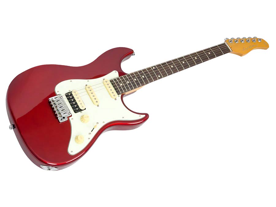 Sire S3N HSS Larry Carlton elektrische gitaar candy apple red