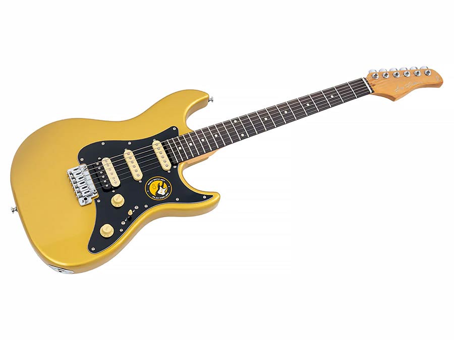 Sire S3N HSS Larry Carlton elektrische gitaar s-style metallic gold