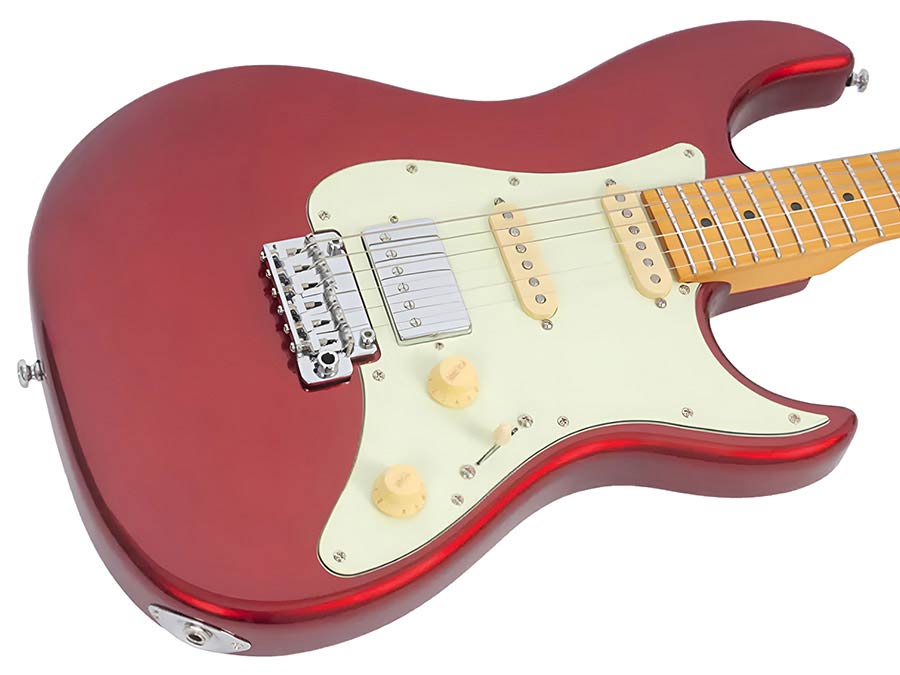 Sire S5 HSS Larry Carlton elektrische gitaar candy apple red
