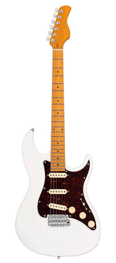 Sire S5 Larry Carlton elektrische gitaar olympic white