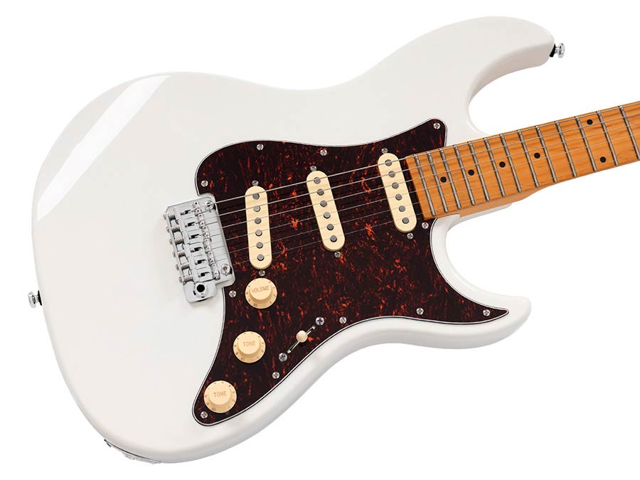 Sire S5 Larry Carlton elektrische gitaar olympic white