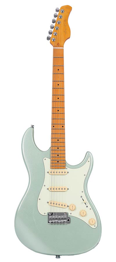 Sire S5 Larry Carlton elektrische gitaar surf green metallic