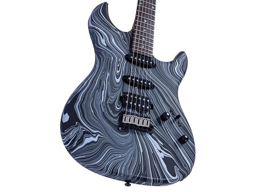 Sire S7 HSS Larry Carlton elektrische gitaar black swirl