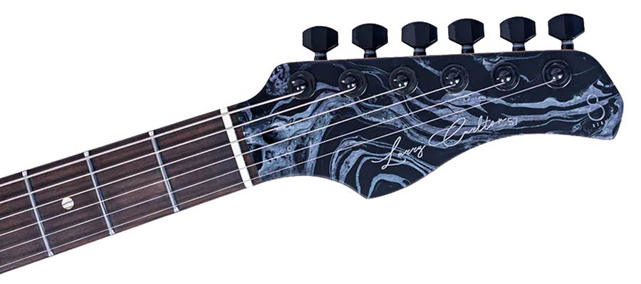 Sire S7 HSS Larry Carlton elektrische gitaar black swirl