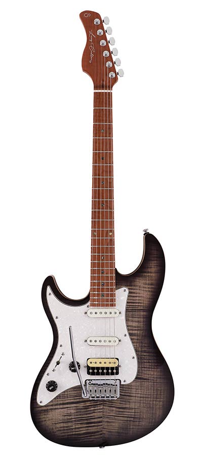 Sire S7FML Larry Carlton elektrische gitaar transparent black