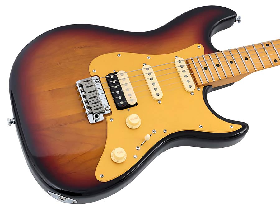Sire S7N HSS Larry Carlton elektrische gitaar 3-tone sunburst