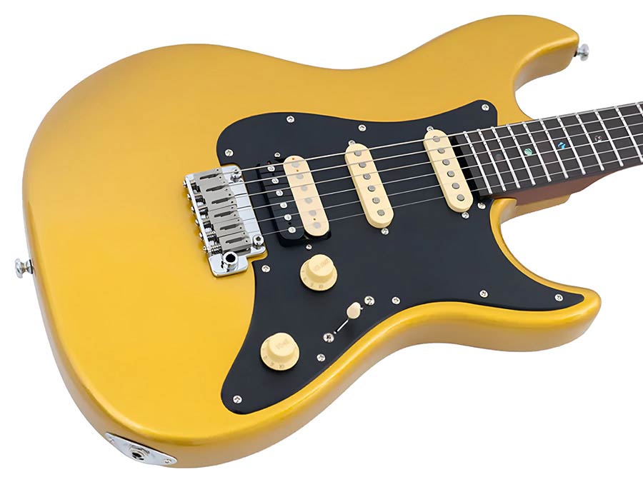 Sire S7N HSS Larry Carlton elektrische gitaar s-style metallic gold