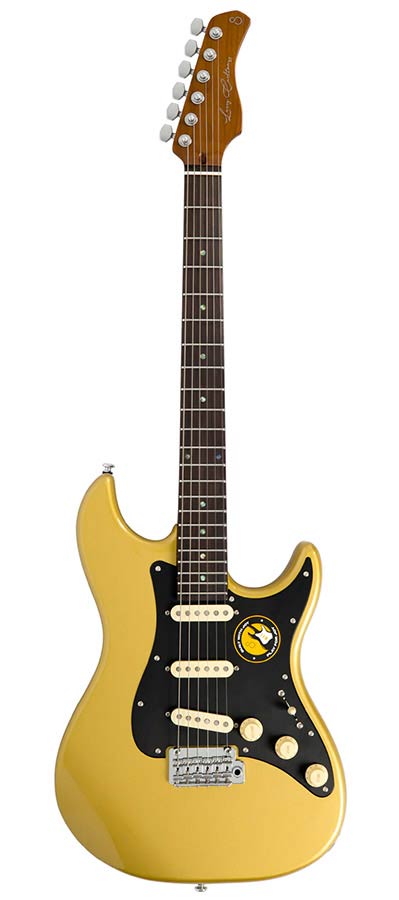Sire S7N Larry Carlton elektrische gitaar s-style metallic gold