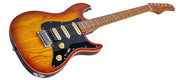 Sire S7S HSS Larry Carlton elektrische gitaar amber