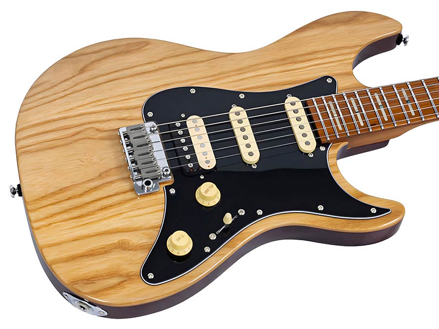 Sire S7S HSS Larry Carlton elektrische gitaar natural