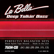La Bella 760N-CB Deep Talkin' Bass tape wound bassnaren, 043-135