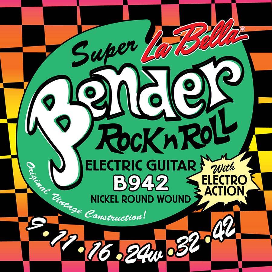 La Bella B942 Bender elektrische gitaarsnaren, 009-042