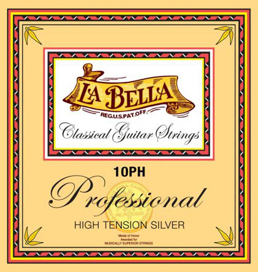 La Bella 10PH Professional klassieke gitaarsnaren, hoge spanning, 028-042