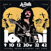 La Bella TI942 Tony Iommi Signature elektrische gitaarsnaren, 009-042