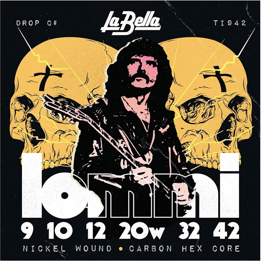 La Bella TI942 Tony Iommi Signature elektrische gitaarsnaren, 009-042