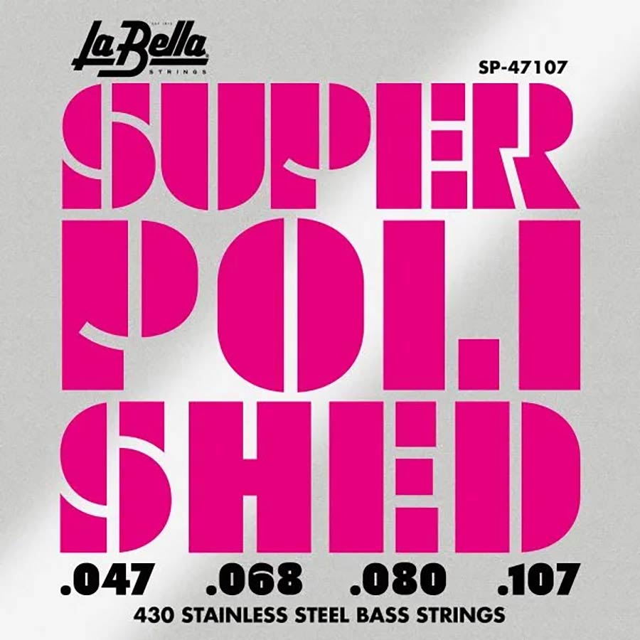 La Bella SP-47107 Super Polished gepolijste bassnaren, 047-107